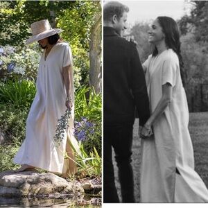 White Lisa Marie Fernandez Rosetta Dress Size 1 Aso Meghan Markle